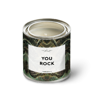 Candle big - You rock - Fresh cotton