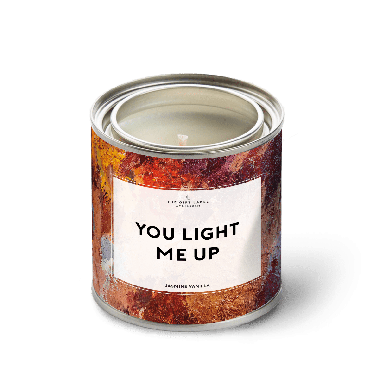 Candle big - You light me up - Jasmine vanilla