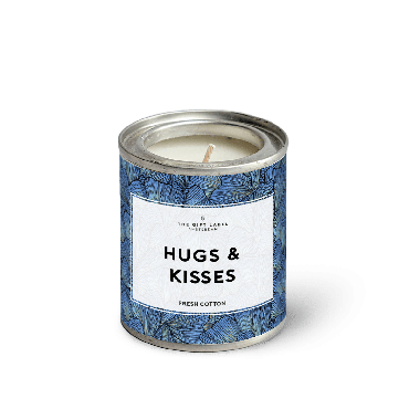 Candle small - Hugs and kisses - Fresh cotton