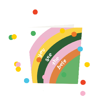 Confetti Cards - You Are The Best V3