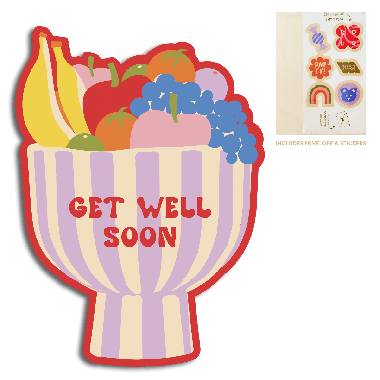 Cut-Out Cards - Get well soon