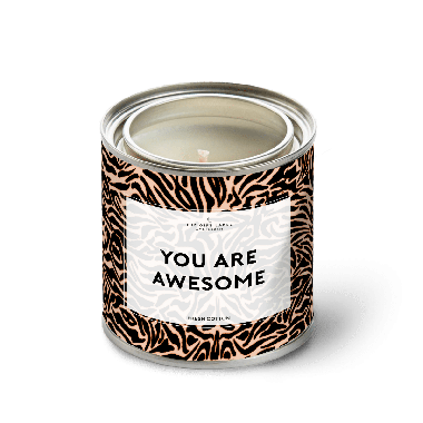 Candletin310gr - You Are Awesome II - Fresh Cotton