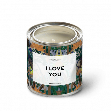 Candletin310gr - I Love You FW24 - Fresh Cotton