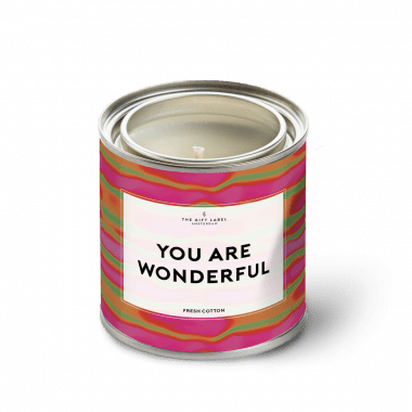 Candletin310gr - You Are Wonderful SS25 - Fresh Cotton