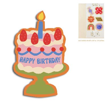 Cut-out cards - Happy birthday